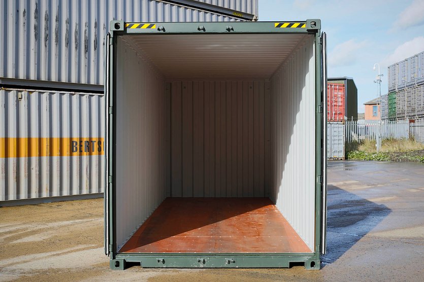 20ft green high cube 2